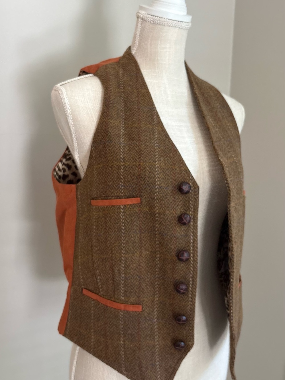 Autumn fashion Tasha Pollizi Collection as Ralph Lauren-Inspired Tweed Vest